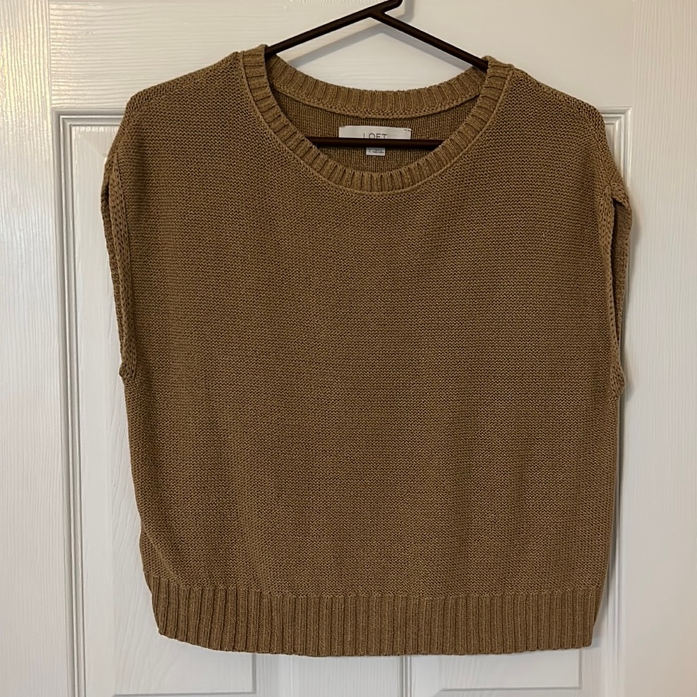 SOLD
Knit Loose crew Neck Tee Sweater